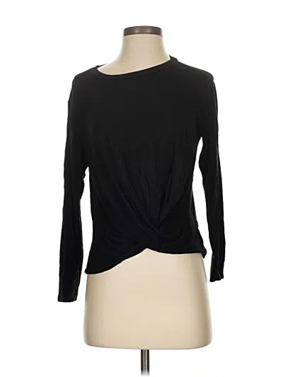 Pre-owned Terez 3/4 Sleeve T-shirt In Black