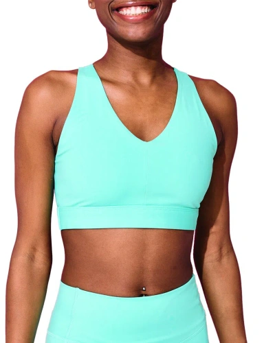 Terez Action Racerback Bra In Green