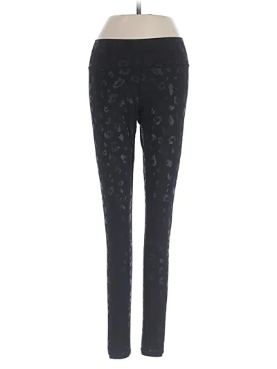 Pre-owned Terez Active Pants In Black