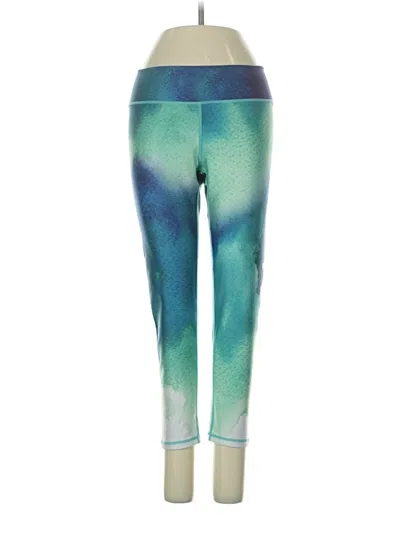 Pre-owned Terez Active Pants In Blue