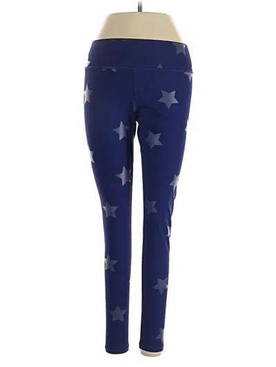 Pre-owned Terez Active Pants In Blue