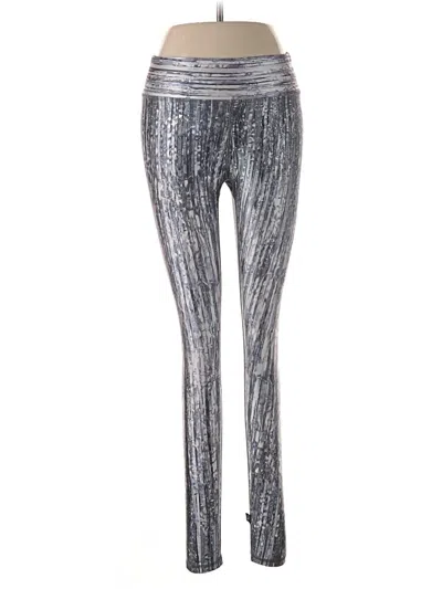 Pre-owned Terez Active Pants In Silver