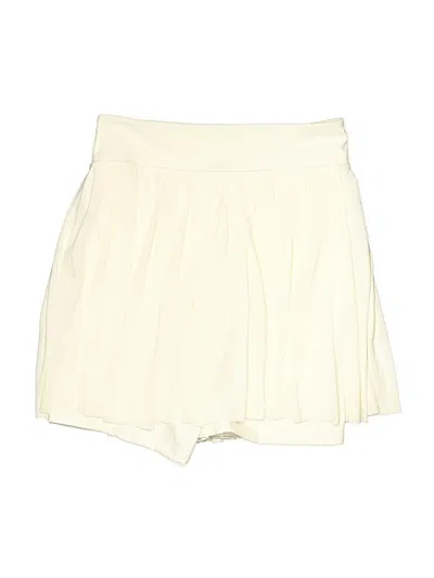 Pre-owned Terez Active Skort In Ivory