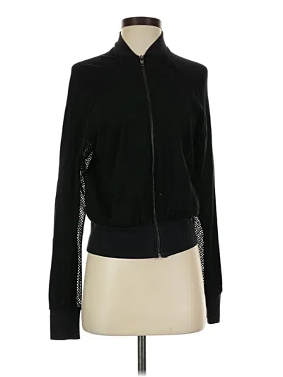 Pre-owned Terez Cardigan Sweater In Black