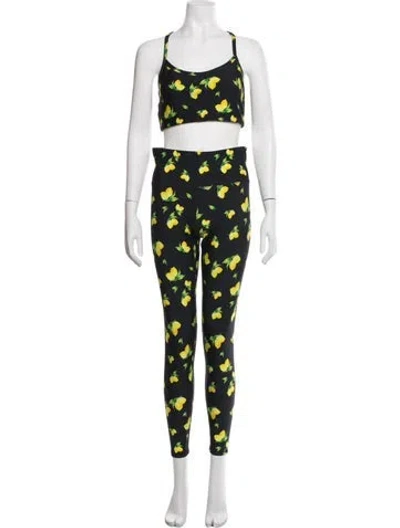 Pre-owned Terez Floral Print Set W/ Tags In Multicolor
