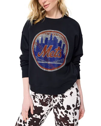 Terez Gemstone Logo Crewneck Sweatshirt In Blue