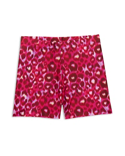 Terez Girls' Cheetah Print Shorts - Little Kid, Big Kid In Pink