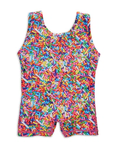 Terez Girls' Printed Sleeveless Leotard - Little Kid, Big Kid In Multi