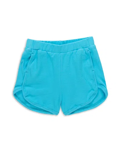 Terez Girls' Ribbed Shorts - Little Kid, Big Kid In Blue