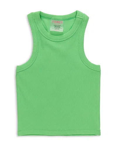 Terez Girls' Ribbed Tank Top - Little Kid, Big Kid In Green