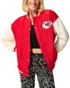 Terez Kansas City Chiefs Bomber Jacket In Red