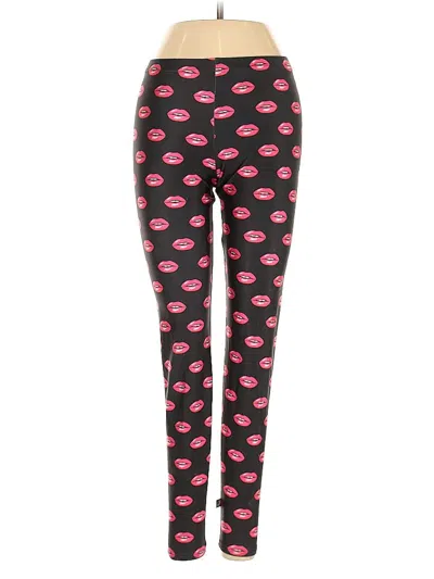 Pre-owned Terez Leggings In Black