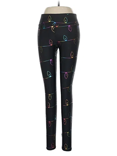 Pre-owned Terez Leggings In Black