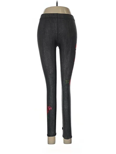 Pre-owned Terez Leggings In Black