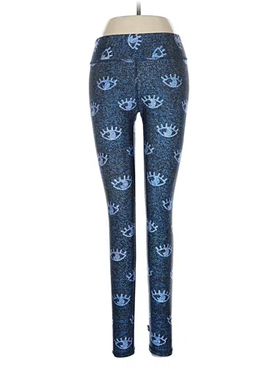 Pre-owned Terez Leggings In Blue