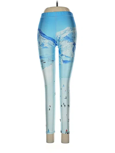 Pre-owned Terez Leggings In Blue