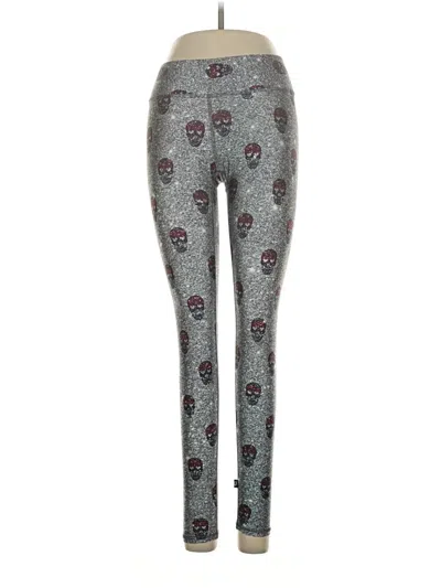 Pre-owned Terez Leggings In Gray
