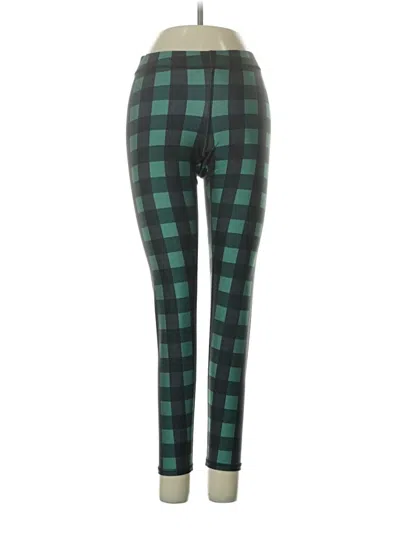 Pre-owned Terez Leggings In Green