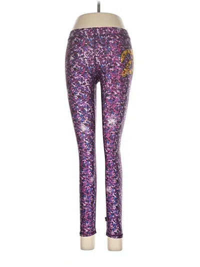 Pre-owned Terez Leggings In Purple