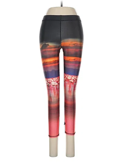 Pre-owned Terez Leggings In Red