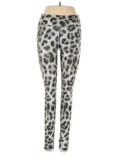 Pre-owned Terez Leggings In Silver