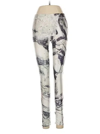 Pre-owned Terez Leggings In Silver