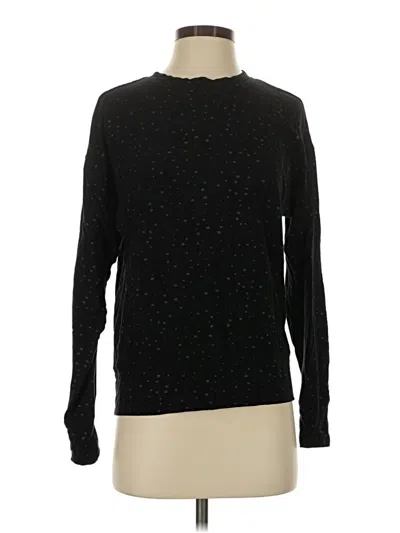 Pre-owned Terez Long Sleeve Top Black Turtleneck Tops