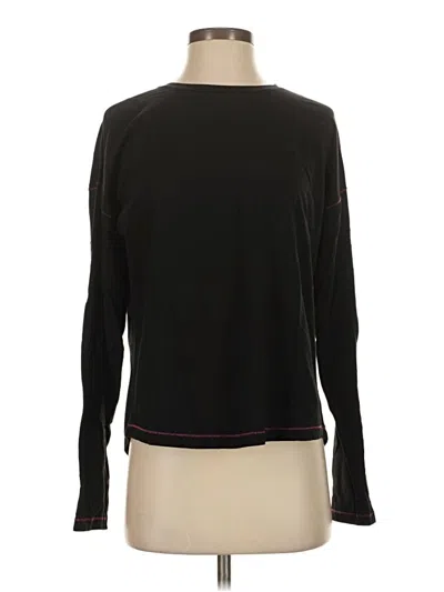 Pre-owned Terez Long Sleeve T-shirt In Black