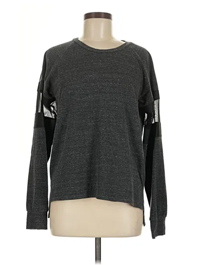 Pre-owned Terez Long Sleeve T-shirt In Gray