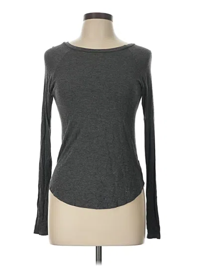 Pre-owned Terez Long Sleeve T-shirt In Gray