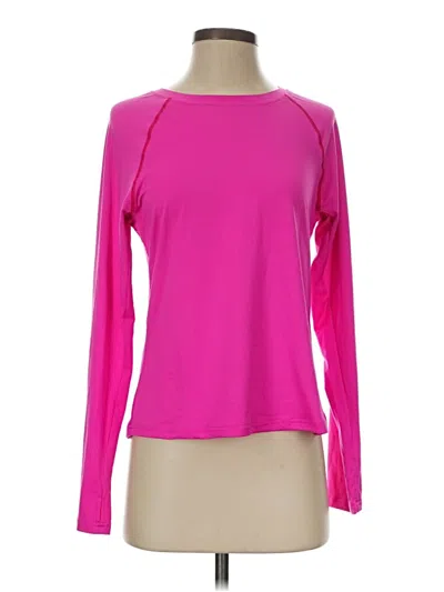 Pre-owned Terez Long Sleeve T-shirt In Pink