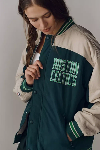 Terez Nba Bomber Jacket In Green