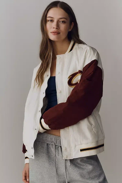 Terez Nba Bomber Jacket In Multi