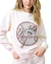 Terez New York Yankees Sugar Swizzle Sweatshirt In White