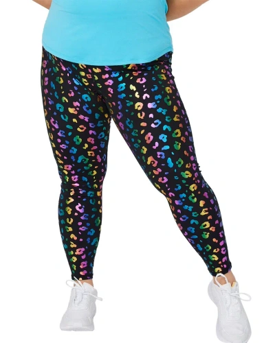 Terez Plus Foil Uplift Legging In Black