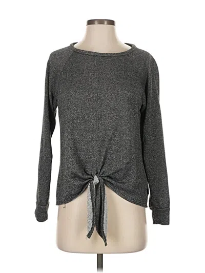 Pre-owned Terez Pullover Sweater In Gray