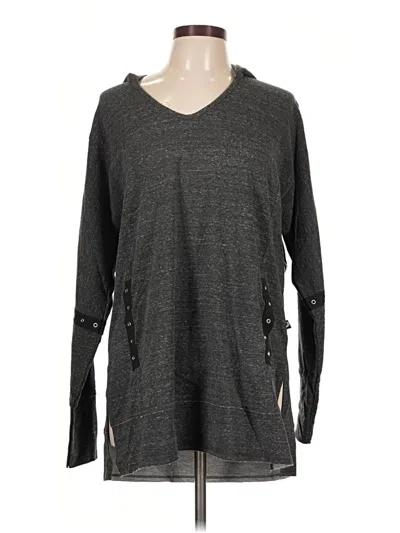 Pre-owned Terez Pullover Sweater In Gray