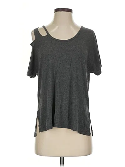 Pre-owned Terez Short Sleeve T-shirt In Gray