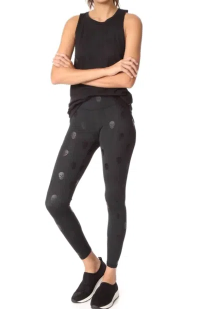 Terez Skull Star Power Leggings In Black