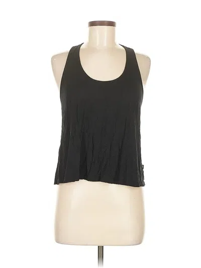 Pre-owned Terez Sleeveless Top Black Halter Neckline Tops