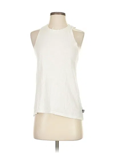 Pre-owned Terez Sleeveless T-shirt In Ivory