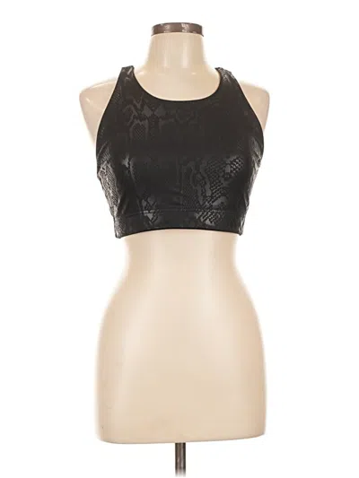 Pre-owned Terez Sports Bra In Black