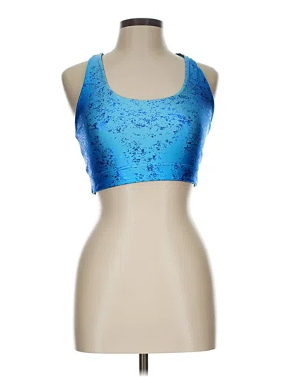 Pre-owned Terez Sports Bra In Blue