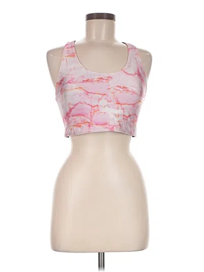 Pre-owned Terez Sports Bra In Pink