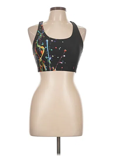 Pre-owned Terez Tank Top Black Halter Neckline Tops