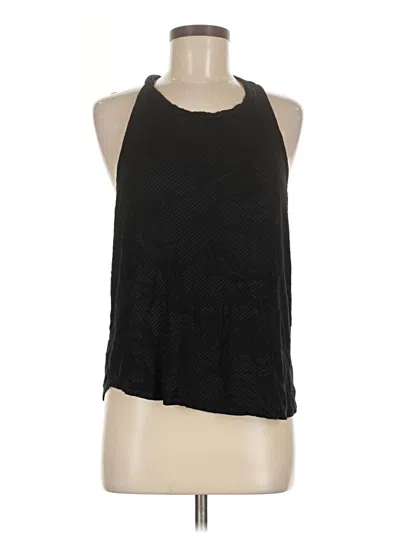 Pre-owned Terez Tank Top Black Halter Neckline Tops