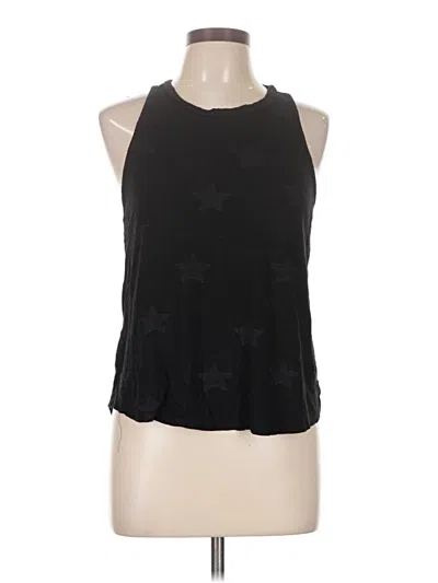Pre-owned Terez Tank Top Black Halter Neckline Tops