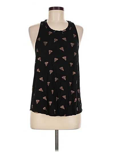 Pre-owned Terez Tank Top Black Halter Neckline Tops