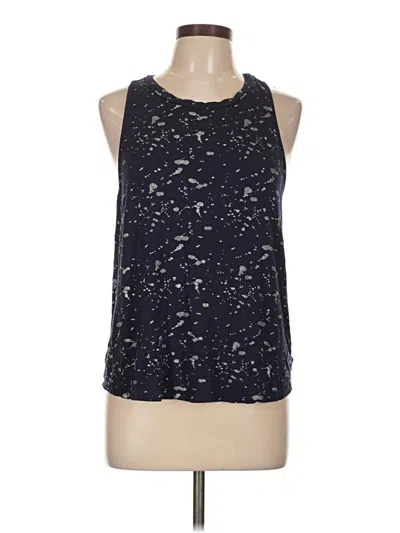 Pre-owned Terez Tank Top Blue Halter Neckline Tops