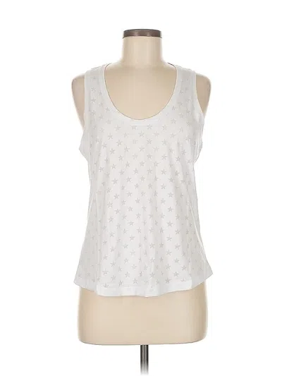 Pre-owned Terez Tank Top White Halter Neckline Tops